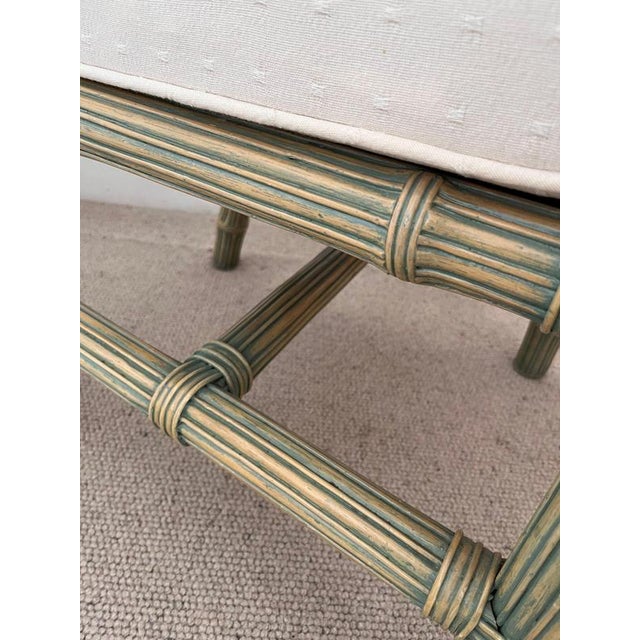 Vintage Faux Bamboo Dining Chairs, 1980s, Set of 2 For Sale - Image 10 of 15
