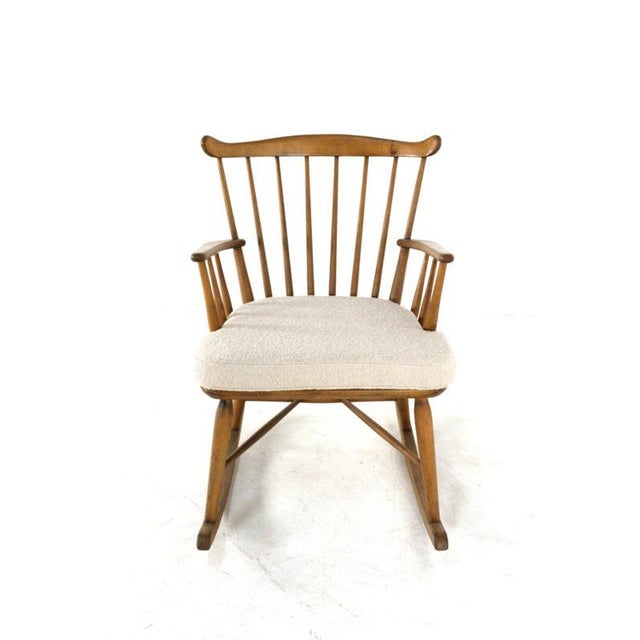 Rocking Chair by Børge Mogensen for FDB Møbler, 1960s For Sale - Image 6 of 16