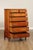 Wood Stickley Vintage Traditional Solid Cherry Tall Chest For Sale - Image 7 of 12