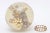 Brass Vintage Embedded Gear and Clock Part Round Lucite Sculpture, French, 1960's For Sale - Image 8 of 9