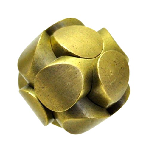 Charles O. Perry Brass Ball Puzzle Chairish
