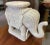 Boho Chic Vintage Wicker Elephant Side Table For Sale - Image 3 of 6