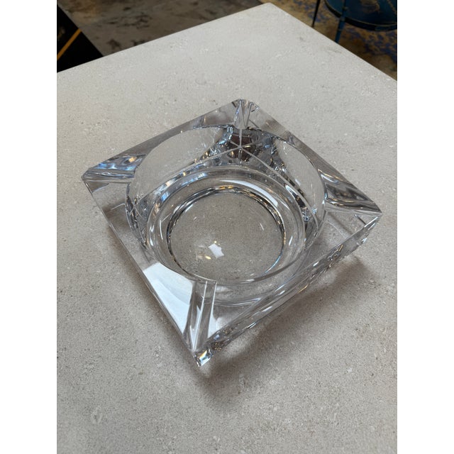 1970s Large Crystal Ashtray, Italy, 1970s For Sale - Image 5 of 7