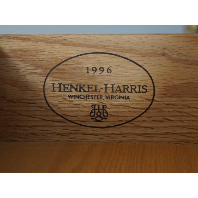 Henkel Harris Cherry 9 Drawer Tall Chest For Sale - Image 14 of 15