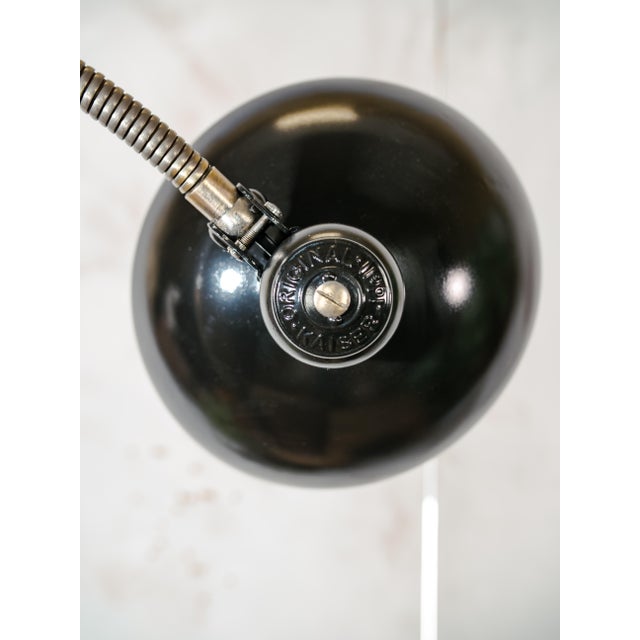 Antique Bauhaus Gooseneck 6740 Clamp Lamp with Super Lampshade by Christian Dell from Kaiser Idell, 1940s For Sale - Image 11 of 14
