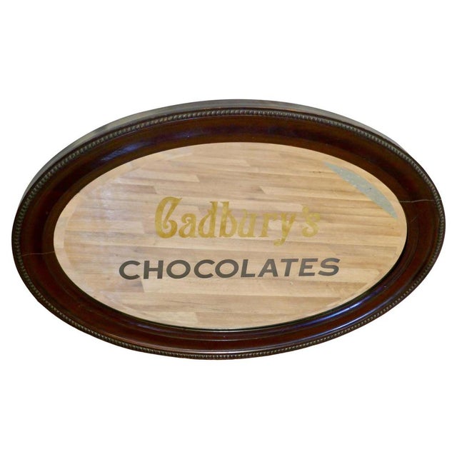 Edwardian Cadburys Chocolates Advertising Mirror, 1910 For Sale - Image 12 of 12