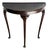 Antique Queen Anne Mahogany Demilune Table For Sale