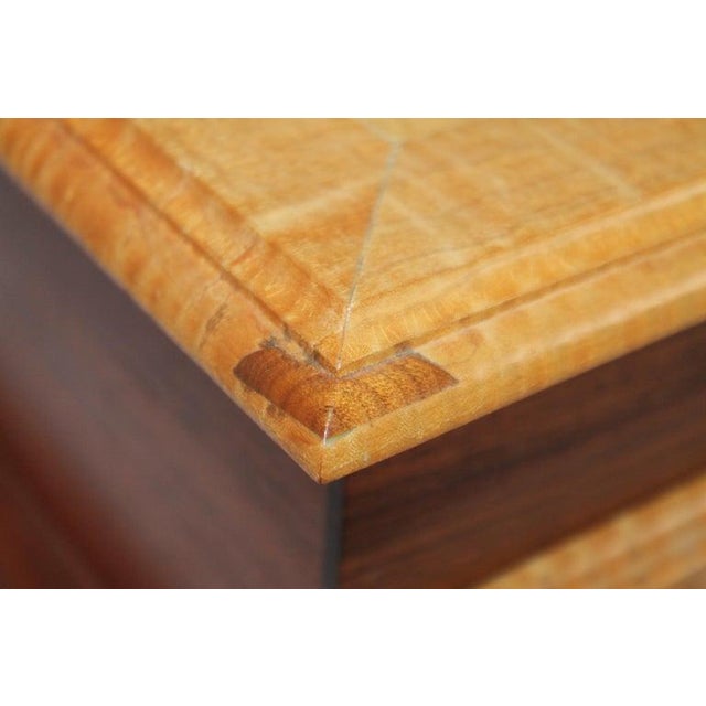 Late 20th Century Handmade Silver Chest With Drawer For Sale In Los Angeles - Image 6 of 6