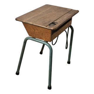 Delagrave Paris School Desk, 1960s For Sale