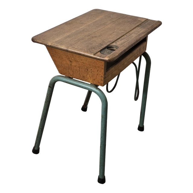 Delagrave Paris School Desk, 1960s For Sale