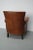 Animal Skin Vintage Dutch Club Chair in Cognac Colored Leather For Sale - Image 7 of 14