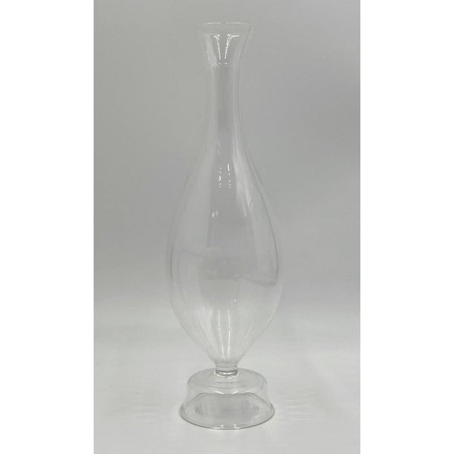 2020s Aldo Cibic for Paola C Pims Signed Italian Blown Glass Bottle Vase For Sale - Image 5 of 11