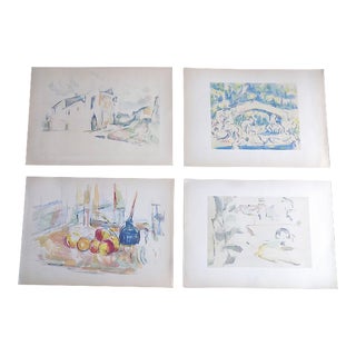 Vintage Paul Cezanne Screenprints - Set of 4 For Sale