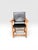 A handsome early 20th century arts and crafts, mission style armchair, featuring a solid oak frame with exposed Mortis -...