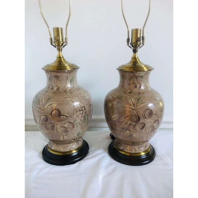 Vintage Ginger Jar Wildwood Lamps Pair Chairish