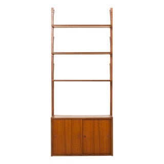 PS System One Bay Wall Unit in Teak by Preben Sorensen for Randers Møbelfabrik, Denmark, 1960s For Sale
