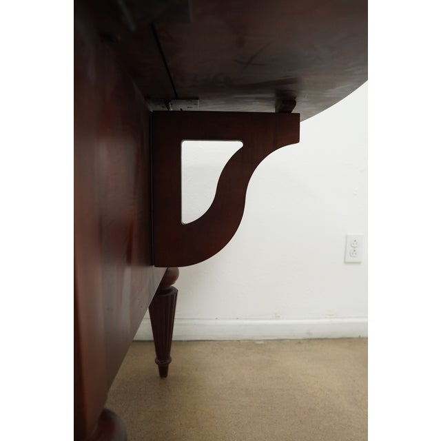 Vintage Ethan Allen British Classics Marshall Drop Leaf Desk For Sale - Image 13 of 18