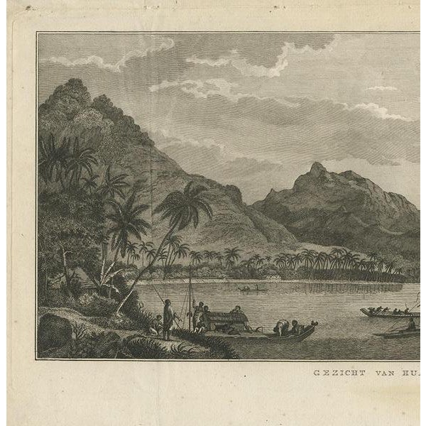 J. Cook, Huaheine II, 1803, Print For Sale - Image 3 of 5