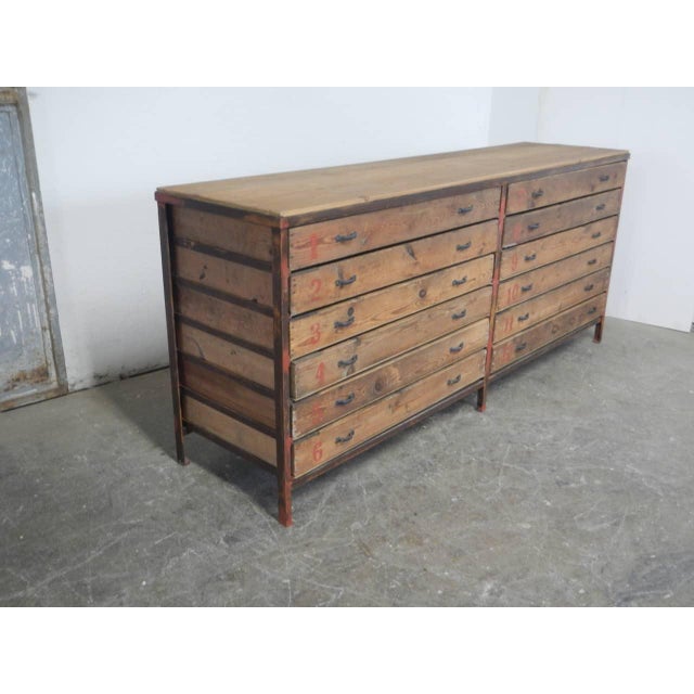 Industrial Chest of Drawers, 1960s For Sale - Image 4 of 12