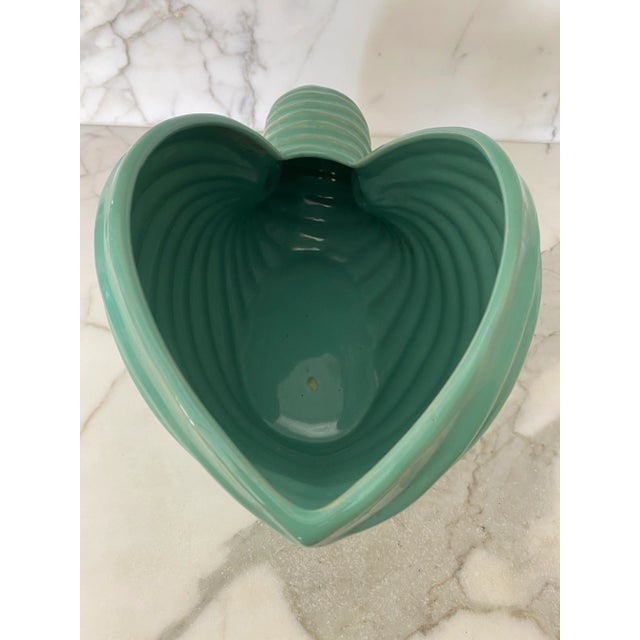 Ceramic Extra Large Art Deco Modernist Vintage Ceramic Nautilus Shell Cachepot Planter / Champagne & Wine Cooler For Sale - Image 7 of 12