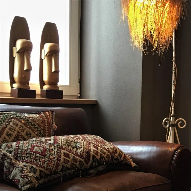 Vintage Wooden Sculptures by Paul Jansen, Set of 2 For Sale - Image 4 of 5