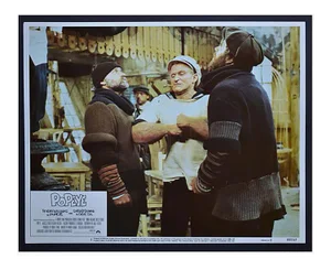 Robin Williams In Popeye, American Lobby Card of the Movie, USA, 1980
