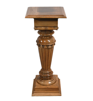 Late 19th Century Louis XVI Style Walnut Column