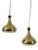 Vintage Pendant Lamps by Hans-Agne Jakobsson for Ab Markaryd Sweden, 1960s, Set of 2 For Sale