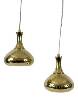 Vintage Pendant Lamps by Hans-Agne Jakobsson for Ab Markaryd Sweden, 1960s, Set of 2