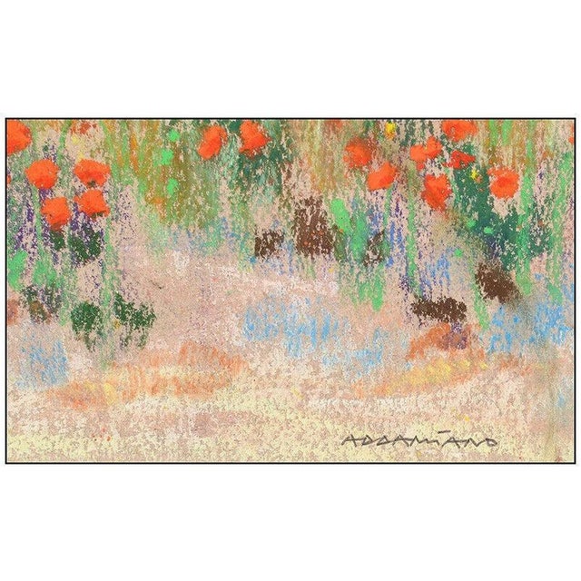 Contemporary Mid 20th Century Flower Pasture, Natale Addamiano For Sale - Image 3 of 4
