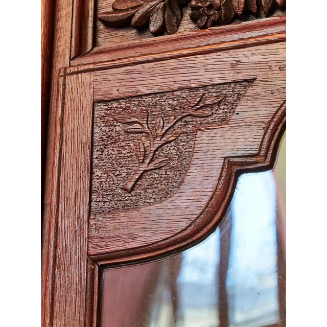 18th Century Carved Oak Corner Cabinet For Sale - Image 9 of 13