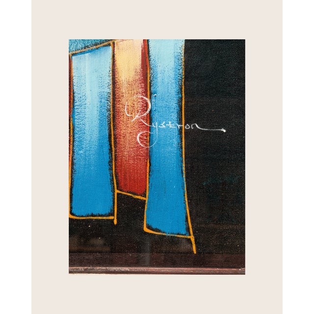 Postmodern Ian Rystron, Ladies on a Jesting Horse, 1980s, Oil on Canvas and Acrylic For Sale - Image 3 of 7