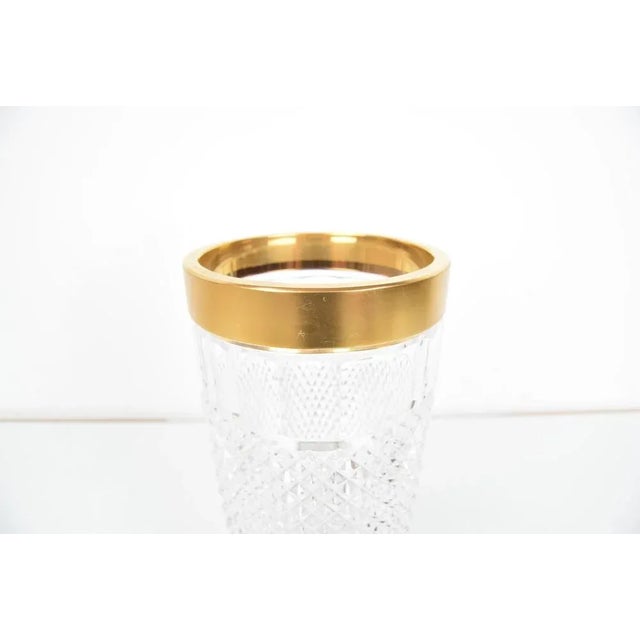 Mid-Century Glass Vase in Bohemia Crystal, 1960s For Sale - Image 10 of 14