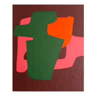 Bodasca, Brick Abstract Composition, Acrylic on Stretched Canvas, 2025 For Sale