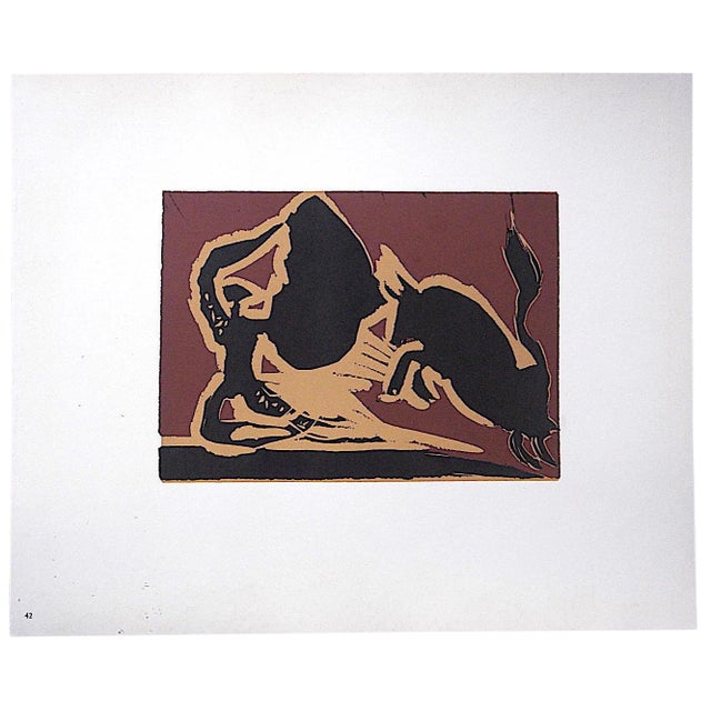 Vintage Mid 20th C. Limited Edition After Picasso Lithograph-"Farol" For Sale