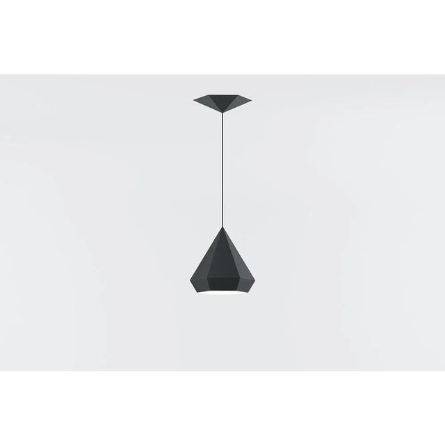 Graphite grey diamond "25" Pendant by Sebastian Scherer Material: aluminium Dimensions: 25 x 22 x 25 cm Also available in...
