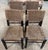 Set of Four Palecek Blackened Pananawood and Woven Seagrass Dining Chairs, Late 20th Century A stylish set of four dining...