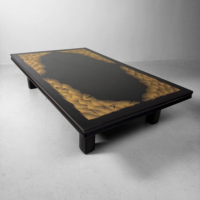Japanese Low Table in Black Lacquer, 1970s For Sale - Image 18 of 18