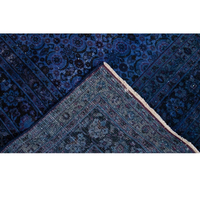 Mid-20th Century Vintage Tabriz Wool Rug For Sale - Image 4 of 13