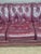 Hancock & Moore Late 20th Century Hancock & Moore Red Leather Sofa Nailhead Trim Three Cushions For Sale - Image 4 of 16