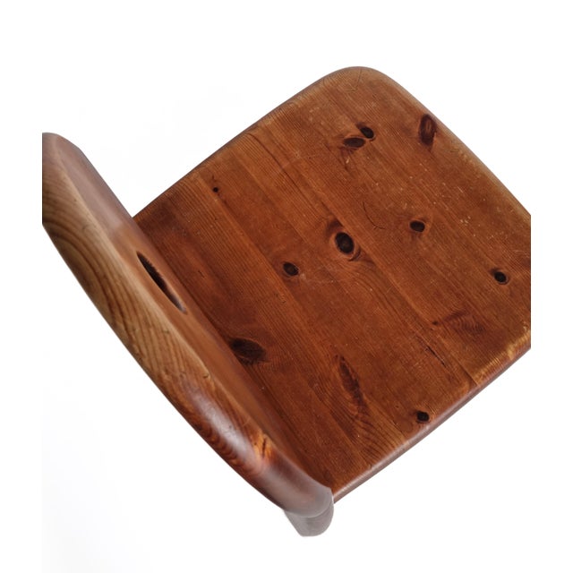 Brutalist Dining Chairs by Wasa Möbel, 1970s, Set of 4 For Sale - Image 9 of 10