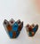 Mid-Century Modern Pair of Hammered Glass Wrought Iron Sconces by Longobard, Italy, 1970s For Sale - Image 3 of 12