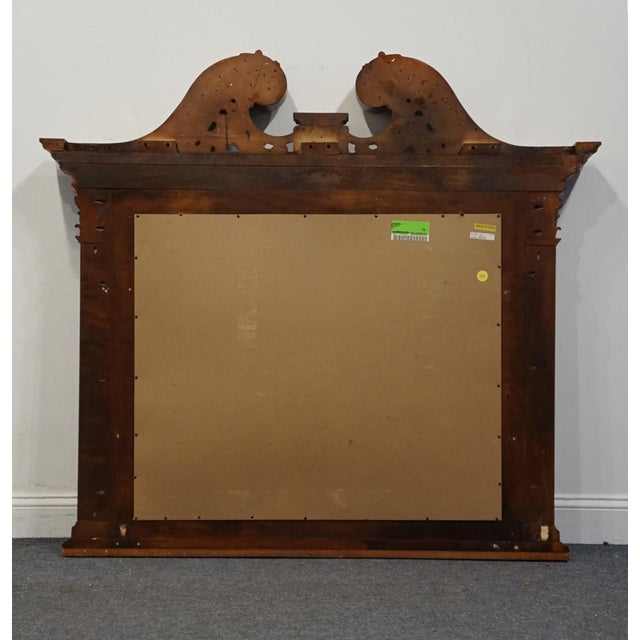Early 21st Century Universal Furniture Mahogany Biedermeier Traditional Victorian Style 57" Dresser / Wall Mirror 60904m For Sale - Image 5 of 9