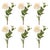 Rustic Dahlia Flower Stem (Set of 6) For Sale - Image 3 of 3