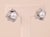 The Beach Plum: White Gold Pearl and Diamond Ear Clips, 2 Pieces For Sale In Philadelphia - Image 6 of 11