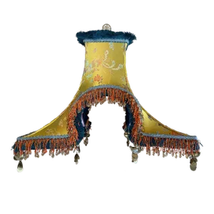 Large Single Penny Long Couture Eiffel Tower Lamp Shade