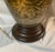 Frederick Cooper Vintage 80's Lamp With Large Brass Center and Wood Base For Sale - Image 4 of 13