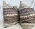 Transitional Anzea Fabrics "Uptick" in Confidence 22" Pillows-a Pair For Sale - Image 3 of 3