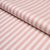 SAMPLE - Schumacher Hanson Indoor/Outdoor Stripe Narrow Fabric In Pink For Sale