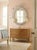 Metal Handcrafted South African White Beaded Wirework Oval Wall Mirror For Sale - Image 7 of 12